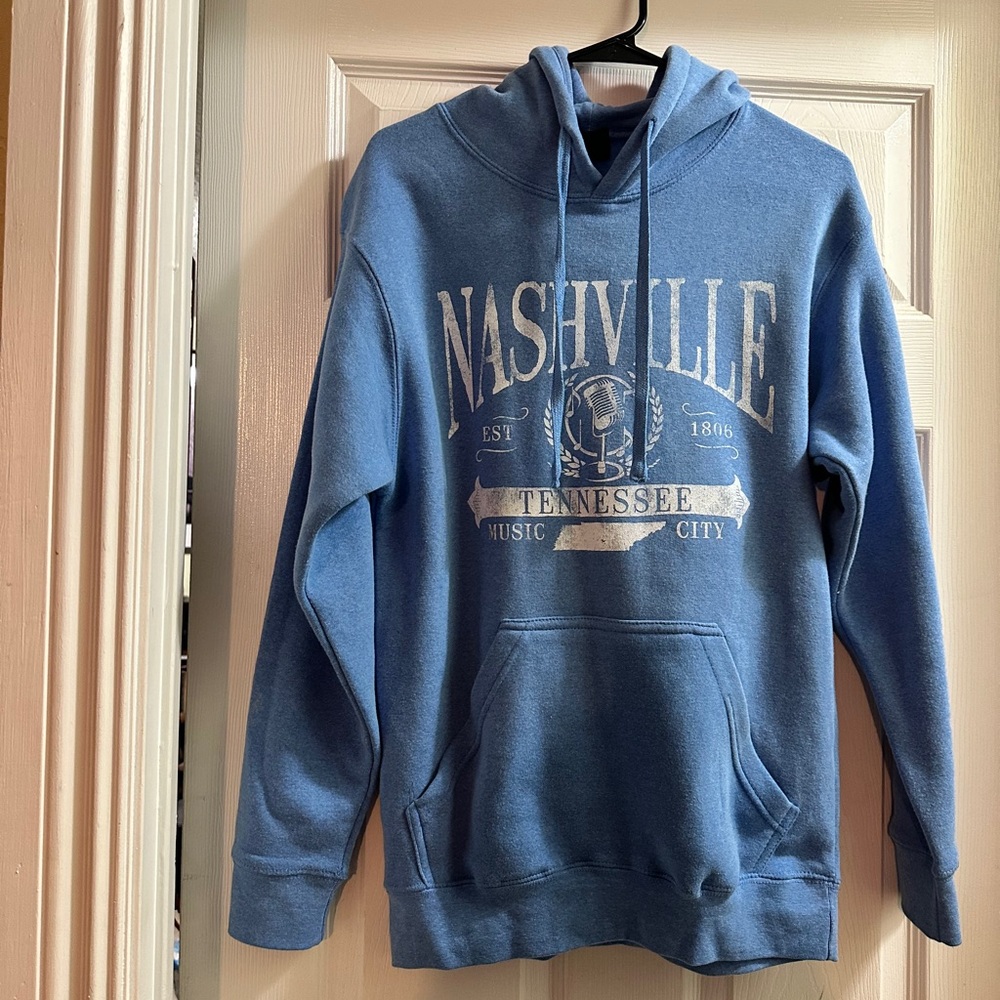 Baby Blue Plush Nashville Hoodie